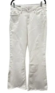Hudson Jeans Holly High Rise Flare Jeans White Size 33 New