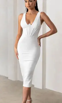 ondon “Feeling Good” Midi Corset Dress