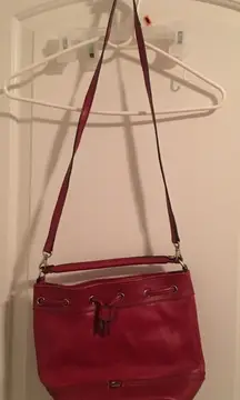 Tommy Hilfiger Women's Crossbody Shoulder Handbag Tote Purse Red