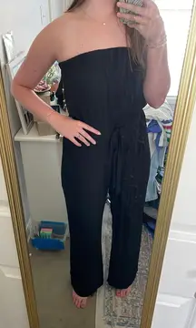 Black Strapless Jumper