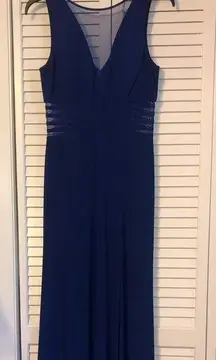 Long Royal Blue Prom Dress Maxi Dress Formal Long Dress Size 7