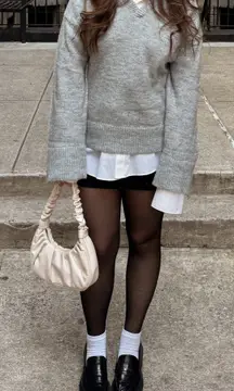 Grey oversized sweater 