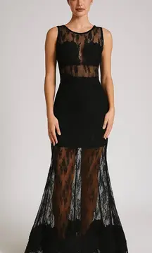 Symphony Black Lace Dress