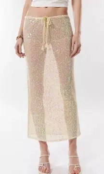 Urban Outfitters Sequin Maxi Skirt