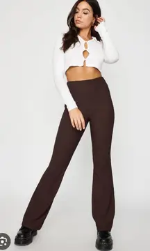 Garage Brown Flare Pants