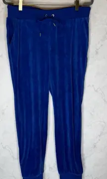 Juicy couture blue velour tracksuit 2 piece matching set