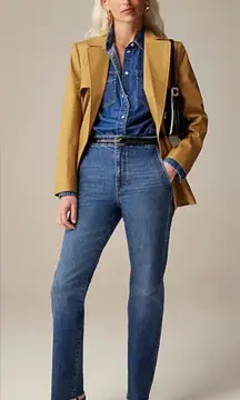 J.Crew High-rise straight‎ jean with slant pockets in 1996 semi-stretch