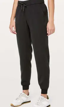 EUC Lululemon Athletica Black On The Fly Joggers, Size 6
