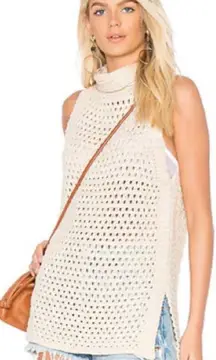NWT Free People Northern Lights Vest In Rust