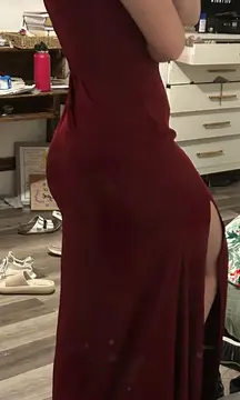 Long Maroon Dress