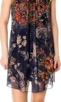 Desigual Mesh Floral Tank Dress