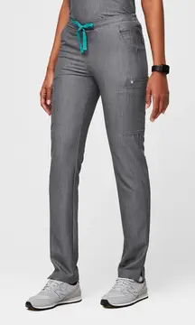 Figs Yola Skinny Scrub Pants Graphite Gray Womens Size‎ XS Healthcare Medical