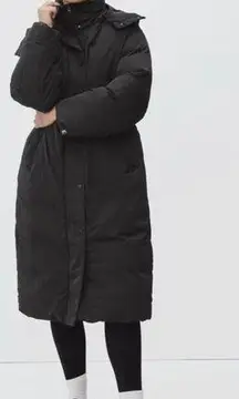 Everlane  The Duvet Puffer Down Coat Black Women's Size Small​​