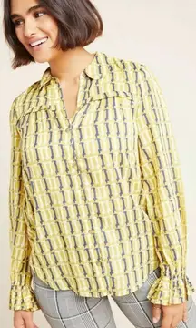 Anthropologie | Maeve Frederika Buttondown