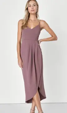 Lulus Mauve Purple Midi Dress