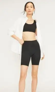 Everlane The Perform Bike Short Black Size X-Small NWT