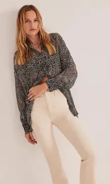 Favorite Daughter Friday Shirt Cheetah Print. Size Medium