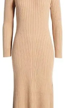 WAYF x BFF Hollie Sweater Dress ribbed long maxi Sz XXS