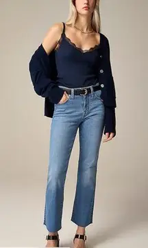 J.Crew Mid-rise cropped kickout jean in 2003 super-stretch