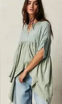 We the Free Sugar Rush Oversized Fit Babydoll Top Sz S