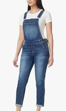 Wall Flower  Summer Blue Denim Overalls Skinny Fit Casual Spring XS Juniors