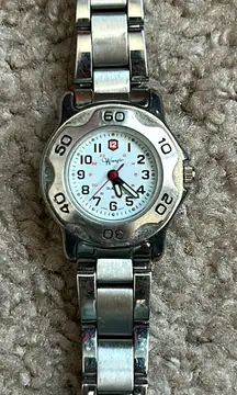 Wrangler women’s vintage‎ silver stainless steel bracelet watch one size