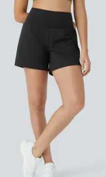 Halara Super High Waisted Pocket & Pocket 2-in-1 Yoga Shorts 5''-Longer Length
