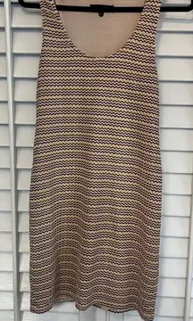 Sanctuary Clothing Chevron Mesh‎ Overlay Dress Size Large