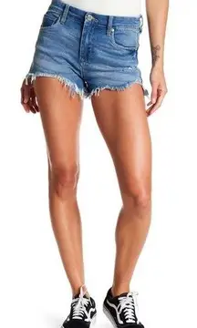NWT BLANKNYC Denim Puppy Love Denim Wedge Shorts Size 24