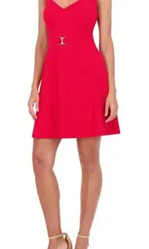 Kensie Womens Red Crepe Scuba Mini Dress~NWT ✨💫Size 2