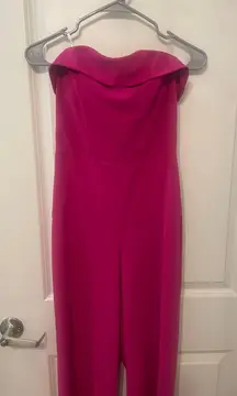 Crystal Sky Hot Pink Jumpsuit