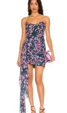 Katie May Chasing Dawn Dress Artsy Pink Flora Womens Size Small