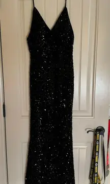 women black prom dress