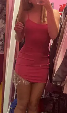 Bright Pink  Dress