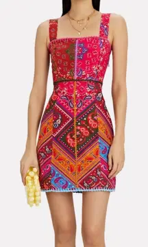FARM Rio Colorful Bandana Midi Dress