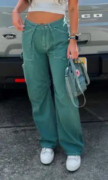 Lioness Princess Polly Pants Miami Vice Green