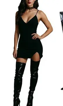 GUESS‎ MARCIANO Black Thigh High Boots Stiletto Heel thigh high Sexy Party Boots