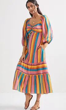 for Anthropologie  Rainbow Stripe Dress Dress