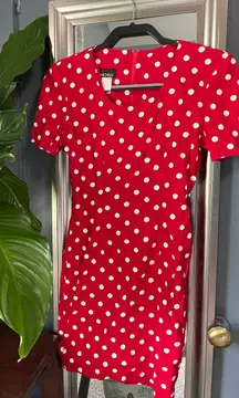 Red And White Polka Dot Pin Up Dress