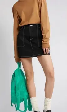 Dickies black high waisted carpenter‎ mini skirt