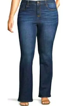 LANE BRYANT Distinctly Boot Dark Wash Jeans  Plus Size