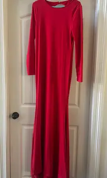 Flattering Mermaid Red Dress