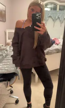 Cut Brown Hoodie