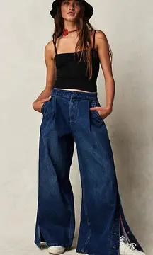 Time Warp Wide-Leg Jeans Free People Denim Size 26 NWT