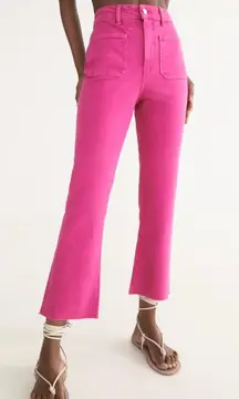 Pink Flare Jeans