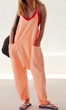 FP Movement Hot Shot Onesie NWT Small Pastel Peach