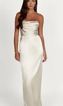 Meshki Alanis Strapless Maxi Dress