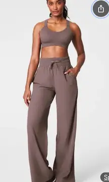 SPANX Women's Brown Wide Leg Pants size small