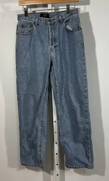 90’s American Eagle “Dungarees” Jeans Sz 8 Petite High Rise Straight Leg