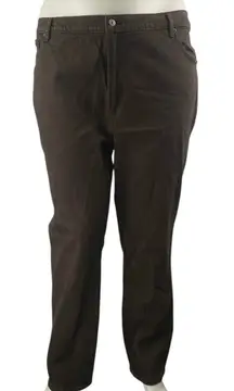 Abercrombie & Fitch The 90s Ultra High Rise Women Brown Straight Denim Jeans 35